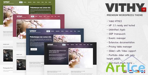 ThemeForest - Vithy - WordPress Portfolio Theme