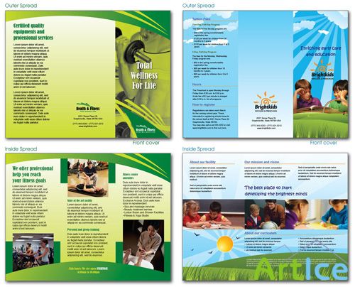 Fitness and School Brochures