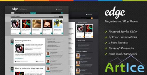 ThemeForest - Edge - Magazine & Blog WordPress Theme v1.2