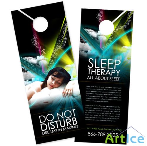 BoxedArt - Sleep Therapy A 4.25 x 11 - Templates for Design