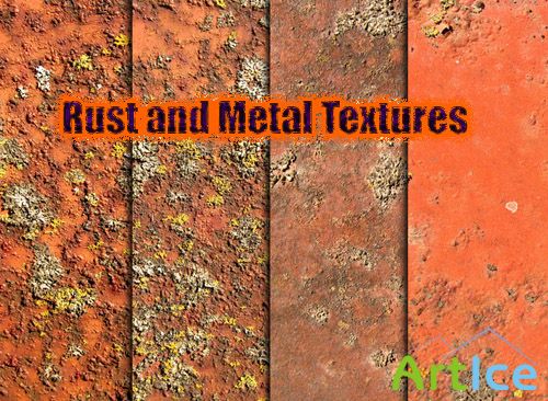 Rust, Moss, and Metal Textures for Photoshop