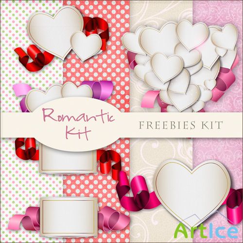 Scrap-set - Romantic Kit