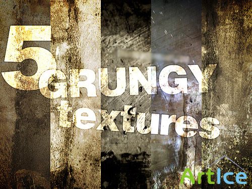 5 Grungy Textures for Photoshop