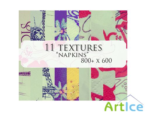 11 "Napkins" Textures for Photoshop