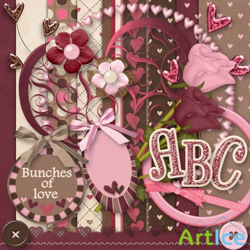 Scrap-set - Bunches of Love Day