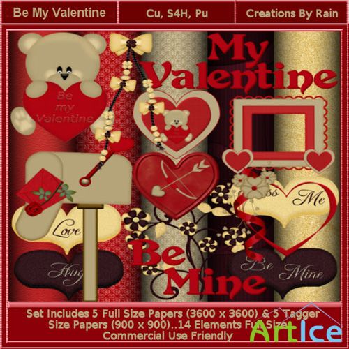 Scrap-set - My Valentine