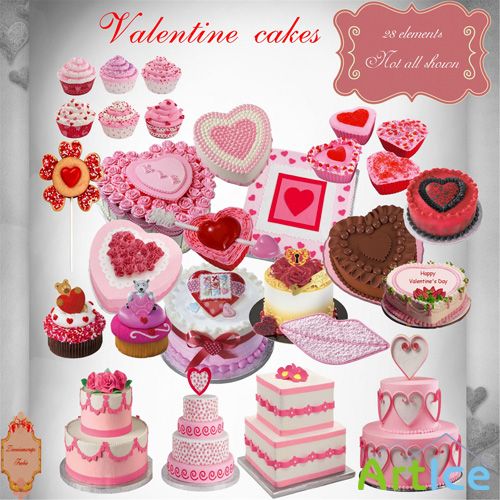 Scrap-kit - Valentine cakes