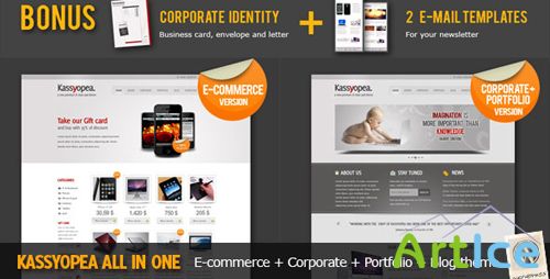 ThemeForest - Kassyopea All In One: Ecommerce + Corporate v1.5 - FULL - Live Links