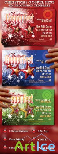 GraphicRiver - Christmas Gospel Fest Template (REUPLOAD)