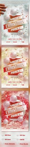 GraphicRiver - Snowy Christmas Party Flyer Template (REUPLOAD)