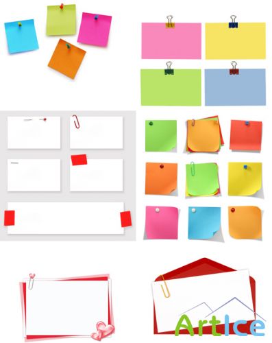 Office paper attachment and note sheets