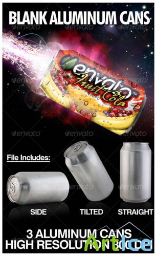 GraphicRiver - Blank Aluminum Soda Cans
