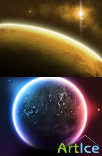 PSD for Photoshop - Space Art resource 2