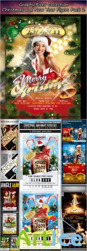 GraphicRiver - Christmas and New Year Flyers Collection Pack 2