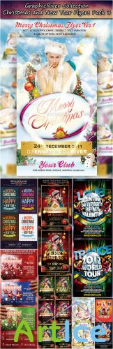 GraphicRiver - Christmas and New Year Flyers Collection Pack 3