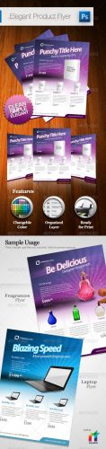Graphicriver - Elegant Product Flyer - A4 135058