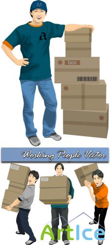 Working People Vector