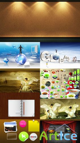 PSD collection for Photoshop 2011 pack # 81