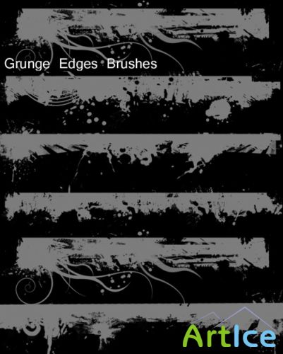 Brushes set - Grunge edges