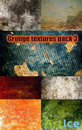 Grunge textures pack 3 for Photoshop