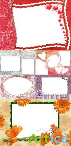 New Collection of Photo frames for Valentine's Day pack 9