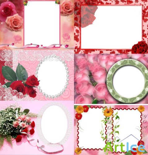 New Collection of Photo frames for Valentine's Day pack 3