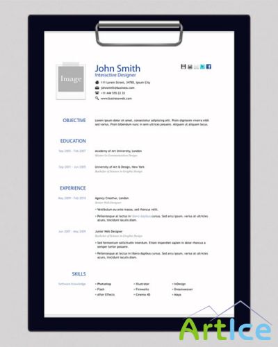 Free HTML Resume Template