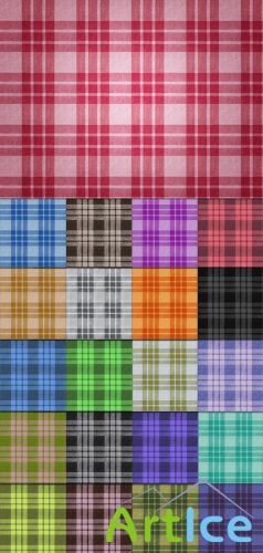 Tileable Fabric Texture with 21 Colors