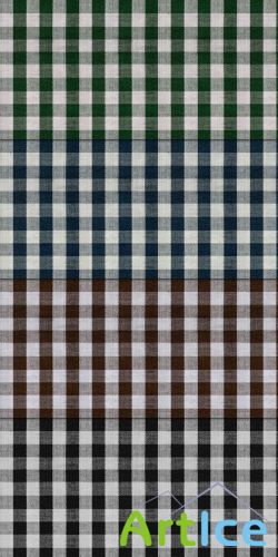 Tileable Fabric Texture with 4 Colors