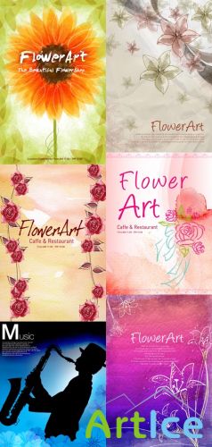 New PSD Flowers collection for Photoshop 2012