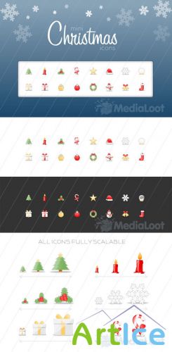 MediaLoot - Mini Christmas Icons
