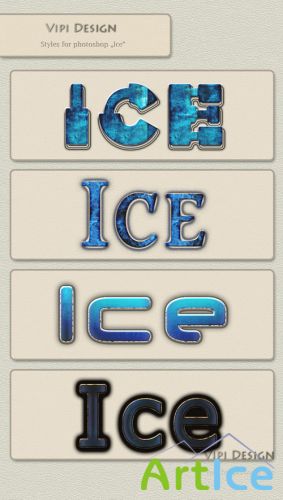 Ice Styles for Photoshop