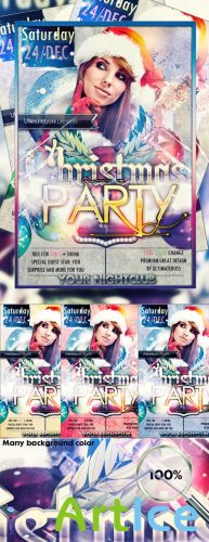 Freemium Christmas Party Flyer/Poster V2 PSD Template