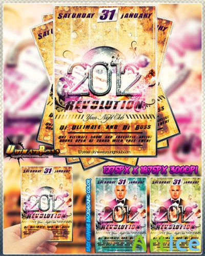 Freemium 2012 Revolution Flyer/Poster PSD Template