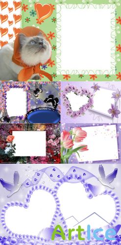 New Collection of Photo frames for Valentine's Day pack 14