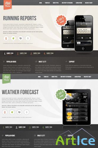 Gavick - appPhone Joomla 2.5 Template - Retail