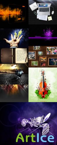 New PSD Source Collection for Photoshop 2012 pack 11