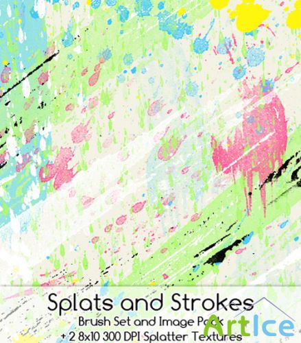 Brushes set - Splats and strokes
