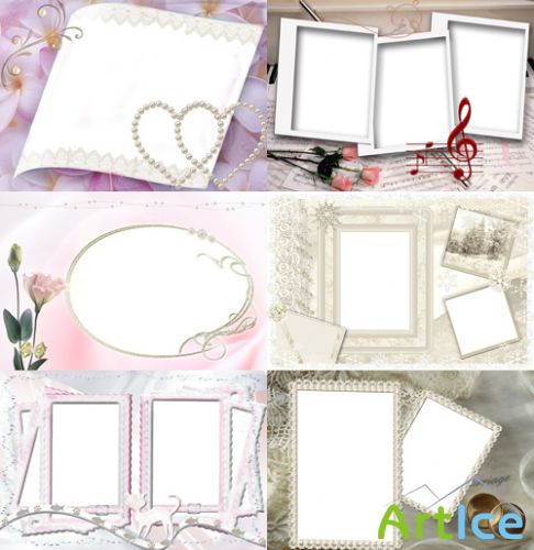 Photo frames for Valentine's Day pack 16
