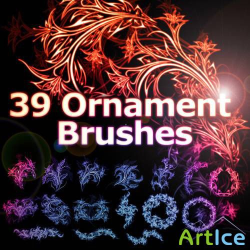 39 Ornament Brushes