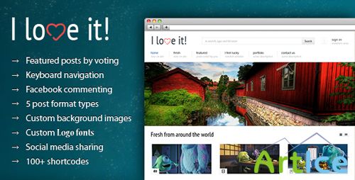 ThemeForest - I Love It! v0.7 - Content Sharing WordPress Theme