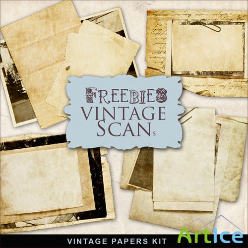 Textures - Old Vintage Papers #4