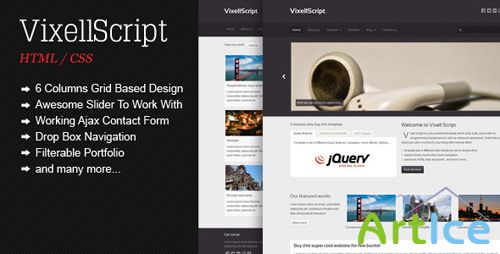 ThemeForest - Vixell Script - Business and portfolio template - Rip