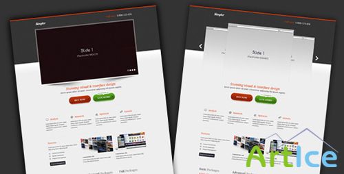 ThemeForest - simpler  Landing page - Rip