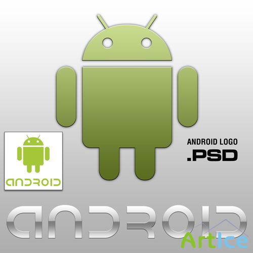 Android Logo Psd for Photoshop