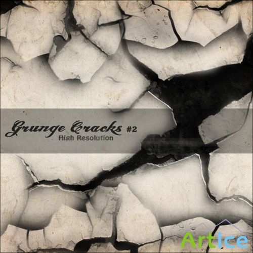 Grunge Cracks Brushes for Photoshop