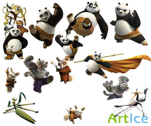 Kung Fu Panda Psd for Photoshop