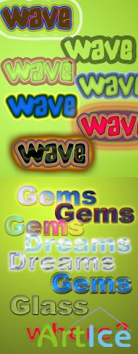 New Gems Layer Style for Photoshop