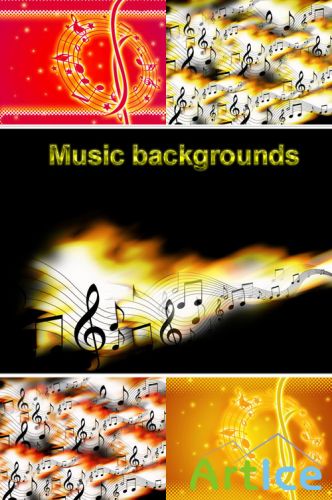 Music Backgrounds for Photoshop