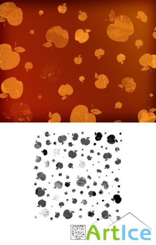 Apple Texture Brushes Set for Photoshop